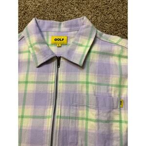 Golf Wang (OFWGKTA) Cromoakopia Plaid Full Zip Jacket Mens Size Large